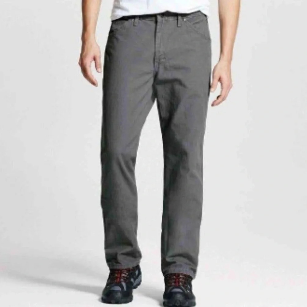 Dickie’s Straight Fit Jeans, Size 34 x 32, Grey
